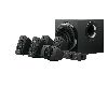 Z906 LOGITECH THX Surround Sound 5.1 Speakers 1000 Watts  3.5 MM - BLACK - 980-000468 