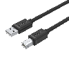 Y-C420GBK, UNITEK, 3M USB 2.0 USB-A (M) to USB-B (M) Cable