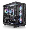  View 380 XL TG ARGB, THERMALTAKE, CASE, ATX, 120mm R x3, 120mm, AIO 360mm, air 160mm, GPU 420mm, 3.5”, Type-C, USB 3.0x2, Au