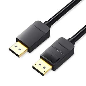 HACBG, VENTION  Display Cable 1.5M Black DP 1.2, 4k60Hz