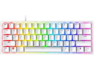 RZ03-03392200-R3R1 Razer Gaming Keyboard Huntsman Mini Mercury Ed. Red Switch USB RU RGB, White