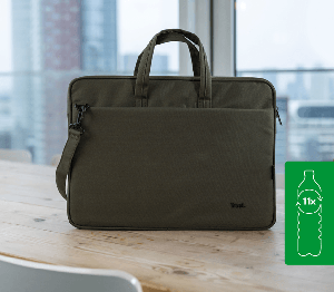 24450 TRUST BOLOGNA LAPTOP BAG 16″ ECO 24450 Green 24450 TRUST BOLOGNA LAPTOP BAG 16″ ECO 24450 Green
