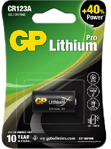  PCL123A136, GP, Battery, CR123A, Lithium Pro .