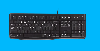 K120, Logitech Corded Keyboard 1.5m USB,  EN,  Black L920-002522 