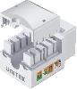  T012A, UNITEK, Connector, CAT6 Modular Keystone Jack (UTP), 90 degree, compatible with TIA 568A/568B.