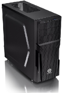  Versa H21, THERMALTAKE, CASE, Black, ATX, 1x120mm Fan, AIO 120mm, air 155mm, GPU 315mm, 3x3.5”, USB 3.0x1, USB 2.0x1, Audio+