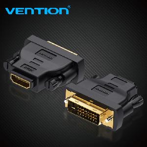 ECDB0 VENTION DVI(24+1) Male to HDMI Female Adapter Black