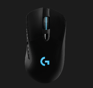 G703, Logitech gaming mouse, HERO Sensor, DPI 100–25,600, 95 grams USB 1.8m, BLACK (L910-005640)