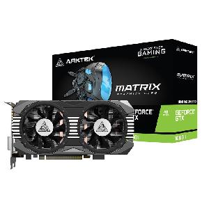 AKN1660TiD6S6GH1 Arktek GeForce GTX1660Ti GDDR6 6GB 192Bit Dual Fan, DP,HDMI,DVI