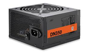 DN350, Deepcool, 350W, 80 PLUS rated power with 120mm LED fan to power your system