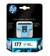 C8774HE, HP 177, Lite Cyan  Ink Cartridge 