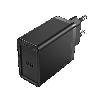 FAIB0-EU, VENTION 1-port USB-C Wall Charger(30W) EU-Plug Black