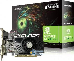 AKN730D3S2GL1, ARKTEK  GeForce GT730 2048MB DDR3 2GB, PCI Express 128Bit, HDMI,DVI,VGA