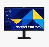 Essential S3 S30GD, SAMSUNG, Monitor, 24" FHD 1920x1080 IPS 5ms 100Hz VGA - HDMI.