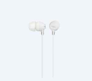 MDREX15APW.CE7, Sony Headphones White  In-Ear EX15 9mm, with Mic silicone earbuds,  937305