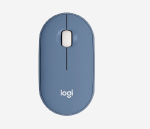 M350 Pebble Mouse, Logitech Wireless Mouse  BLUEBERRY-1000 DPI, Bluetooth 2.4GHZ/BT L910-006753