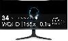 Alienware Dell AW3423DWF Curved 34" Quantum Dot OLED WQHD 3440 x 1440  0.1Ms 165Hz 21:9, VESA, HDR True Black 400,-Pivot