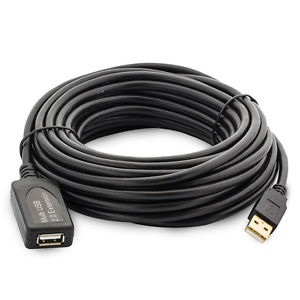 KDUSB3008-10M, KINGDA,Active USB Cable A Male to A Female, 10M