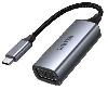 V1413A,UNITEK USB-C to VGA(1080P-60Hz) Adapter Cable, with Briad, Grey & Black