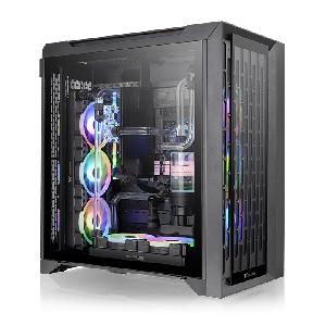 CTE C700 TG ARGB, THERMALTAKE, CASE, Black, E-ATX, 140mmx3 Fans, AIO 420mm, air 190mm, GPU 410mm, 7x3.5”, Type-C, USB 3.0x2,