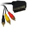 KDAVC9007-1.5M, KINGDA, Scart cable to 3RCA,1.5m