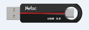  US18, NETAC, Flash Memory, 32GB USB3.2 +TypeC Dual Flash Drive.