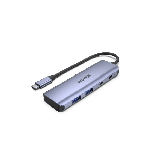 H1107Q, UNITEK 4-in-1 USB-C 5Gbps Hub (2*USB-C + 2*USB-A), Space Grey