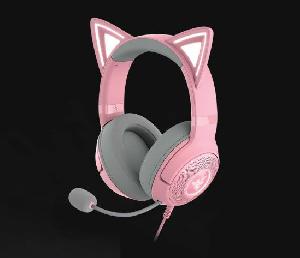  RZ04-04730200-R3M1, RAZER, Headphone, Razer Headset Kraken Kitty V2, RGB, USB, Quartz Ed..