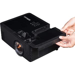 IN136 InFocus PROJECTOR DLP,Panel Size 0.65” S450, 1280 x 800, 16:10, 4000L,TechStation,2xHDMI, VGA,USB,2x3.5 mm, Black