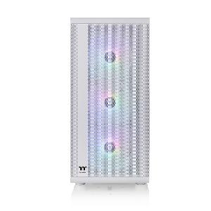  S200 TG ARGB Snow, THERMALTAKE, CASE, White, ATX, 3x120mm ARGB Fans, AIO 360mm, air 166mm, GPU 330mm, 2x3.5", USB 3.0x2, Aud