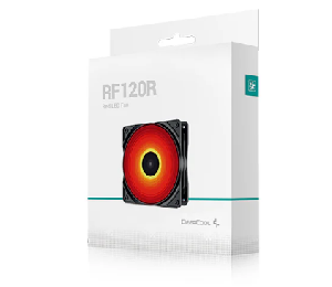 RF120R, DEEPCOOL, Case Fan, 120mm;1300 RPM;48.9 CFM;21.9 dB;Red LED; 3pin+molex.. RF120R, DEEPCOOL, Case Fan, 120mm;1300 RPM;48.9 CFM;21.9 dB;Red LED; 3pin+molex..
