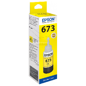 673 - C13T67344A, EPSON, Yellow ink bottle 70ml