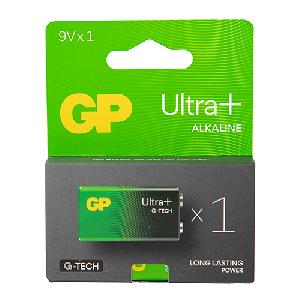 GPPVA9VUP046, GP ULTRA PLUS ALKALINE 9V 1604AUP21-SB1 4891199216442