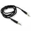 KD-AVC9001-1, Kingda, AUX Cable 1M for car audio,good quality,with thin plastic head to mobile audio