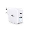 PD8002-EU-WH Choetech PD8002 GAN PD 65W Type-C + Type-A charger