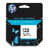  123, HP, Ink Cartridge, 3ED67A Tri-color (Pages Yield 100 pages).