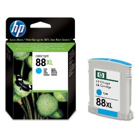 C9391AE, HP 88XL, Cyan Ink Cartridge (High Yield)