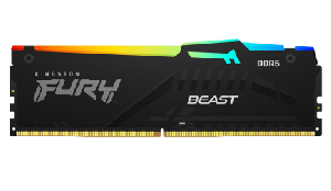 KF560C36BBEAK2-32, Kingston 32GB  (16GB x 2 pcs.) DDR5 6000MT/s  CL36 DIMM (Kit of 2) FURY Beast RGB EXPO