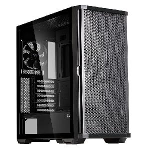 Zalman Computer case Z10, without PSU, 2xUSB3.0, 1xUSB Type-C, 3x140mm Black fans, 1x120mm Black fans, TG Side Panel, EATX, B