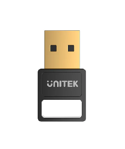 B105B, UNITEK, USB Adapter, Bluetooth 5.3 Adapter for PC, Black.