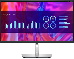 P2723DE, Dell 27" IPS, QHD 2560x1440 at 60Hz,16:9, 350 cd/m2,, 8 / 5ms,HDMI,DP,1 x USB-C 3.2, 1 x RJ45