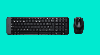 LOGITECH MK220 Wireless Combo - BLACK  Only EN Keyboard,  5 million keystrokes,  batteries 2 AAA+2 AA, L920-003168