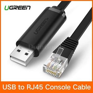 CM204 UGREEN  USB to RJ45 Console RS232 Cable Serial Adapter for Router 1.5m USB RJ 45 (50773) CM204 UGREEN  USB to RJ45 Console RS232 Cable Serial Adapter for Router 1.5m USB RJ 45 (50773)